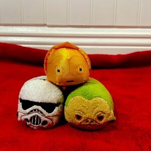Disney Tsum Tsum lot of 3 Star Wars themed